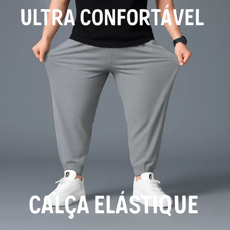 Calça Jogger Tactel com Elastano para Treino Espo