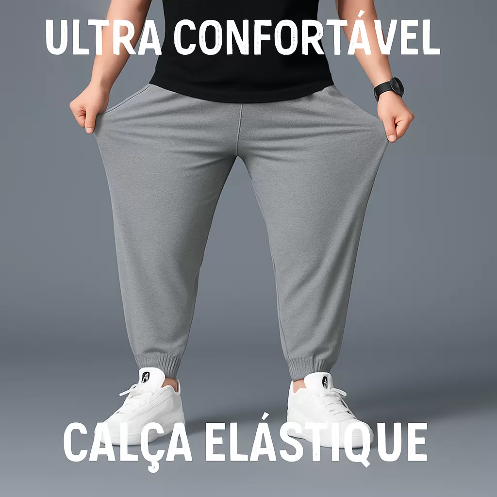 Calça Jogger Tactel com Elastano para Treino Esportiva Masculina