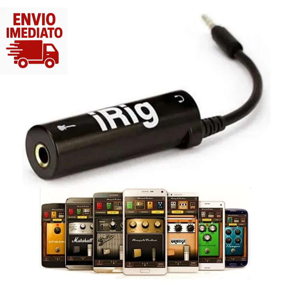 Irig interface de áudio para celular/notebook
