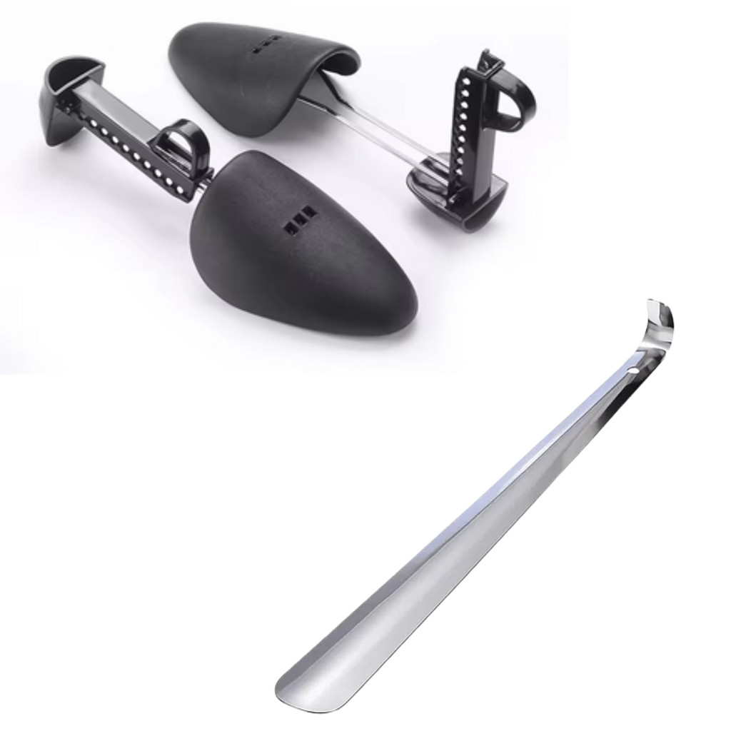 Modelador De Sapatos Tenis Calçadeira Aço Inox 42CM Calçar