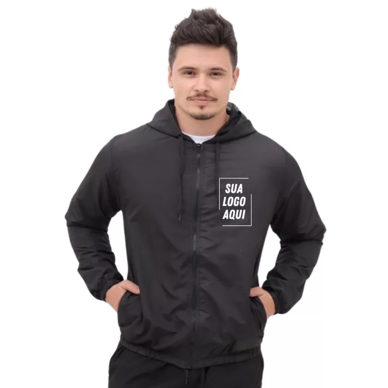 Corta Vento Blusa Impermeável Forro Personalizado