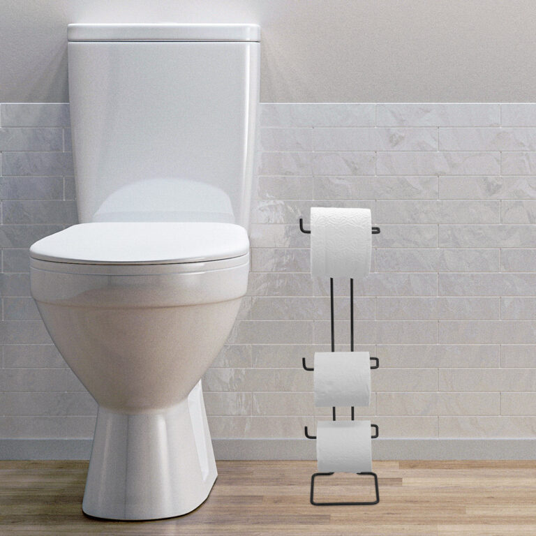 SUPORTE PARA PAPEL HIGIÊNICO 3 ROLOS CHÃO –