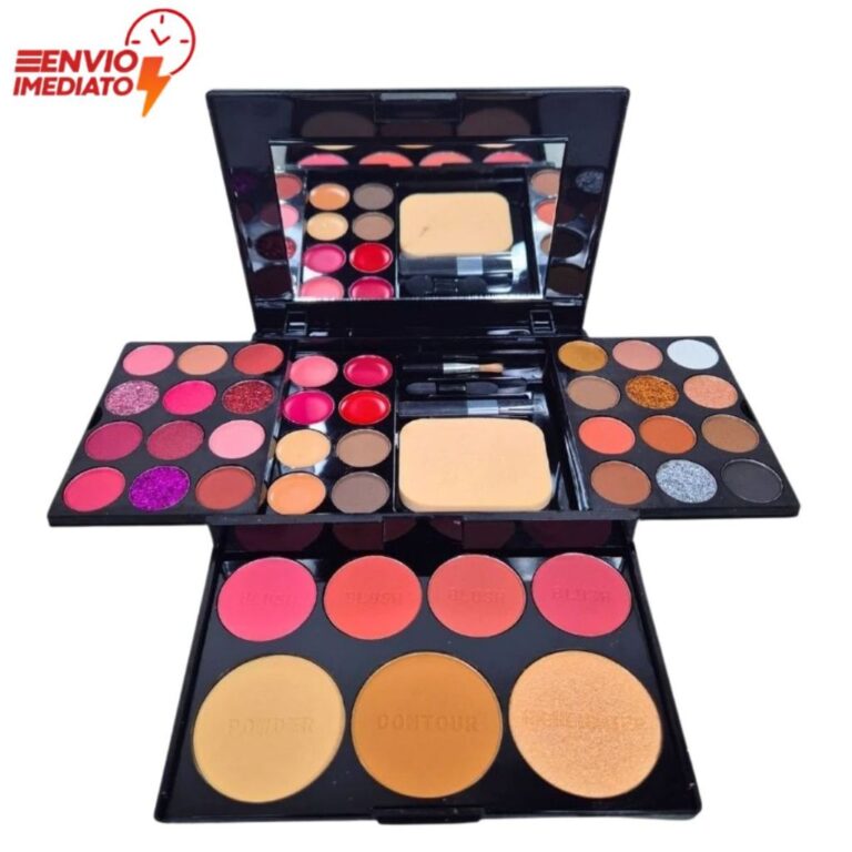 Kit Maquiagem Completo Profissional Sarahs Beauty