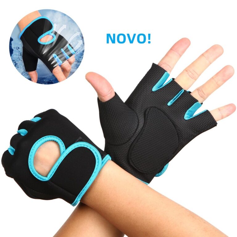 Luva Fitness Antiderrapante Unissex | Confortável