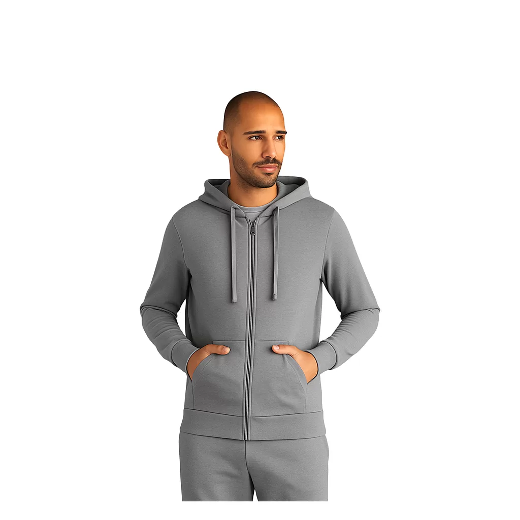 Jaqueta de Moletom Canguru Peluciado com Capuz  KB234-A