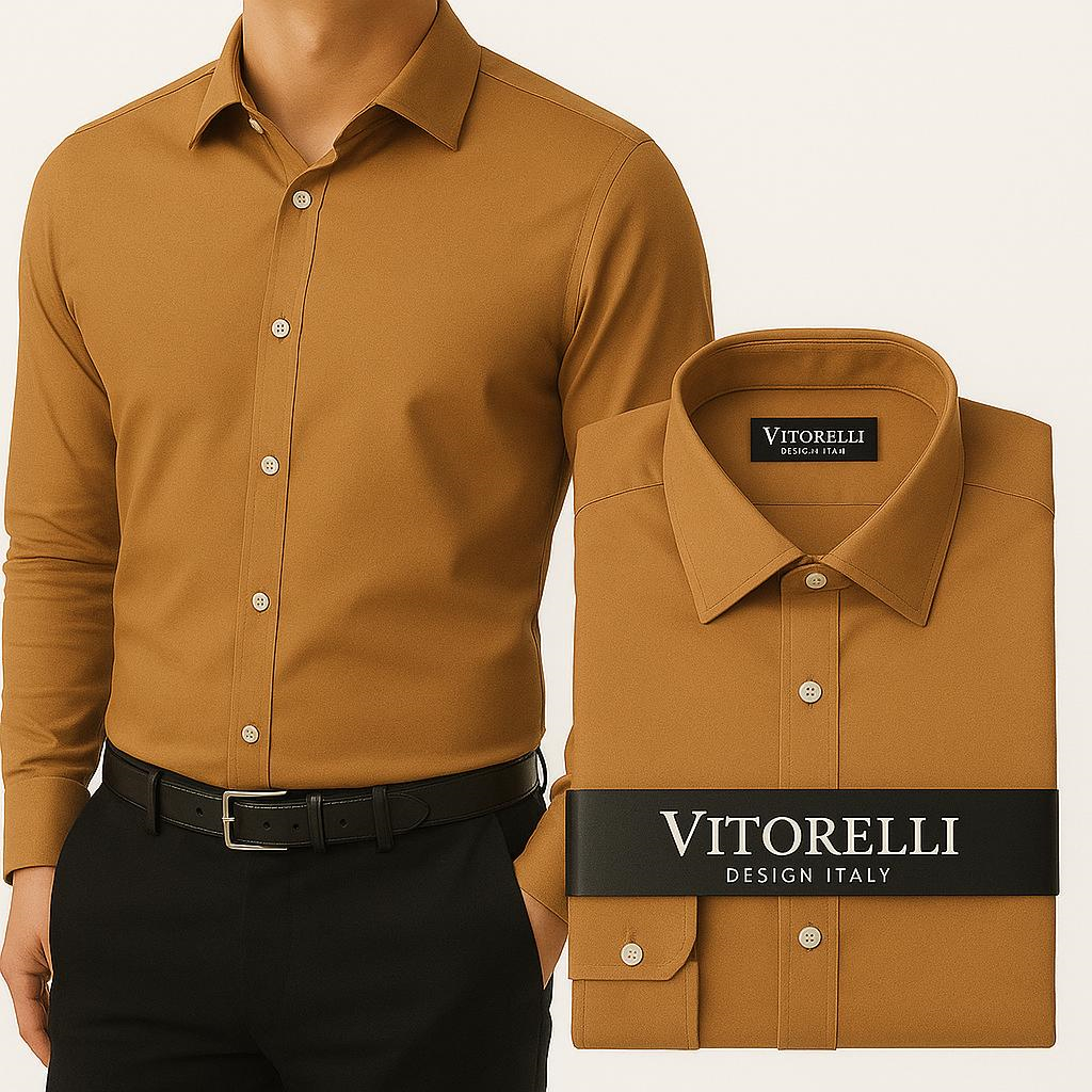 Camisa Social Manga Longa Masculina – Elegância e Conforto Incríveis | Tecido Premium