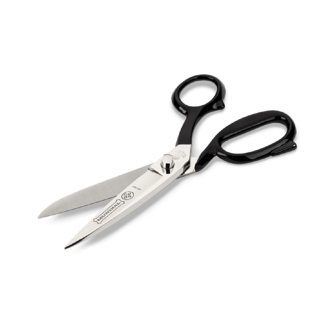 Tesoura Alfaiate Costura Preta Mundial EP 490-8NP Fio Liso