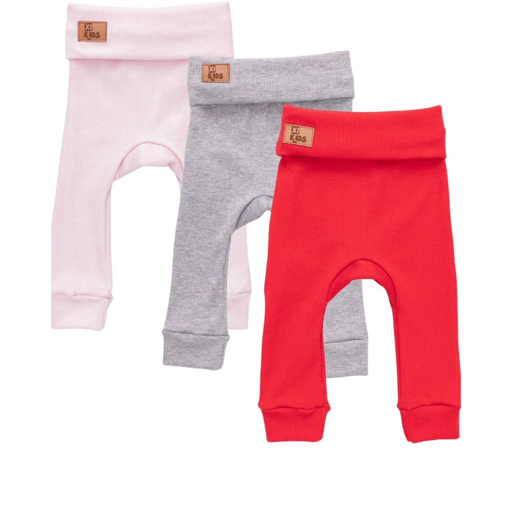 Kit 3 Calças Caneladas Culote 6609-k3