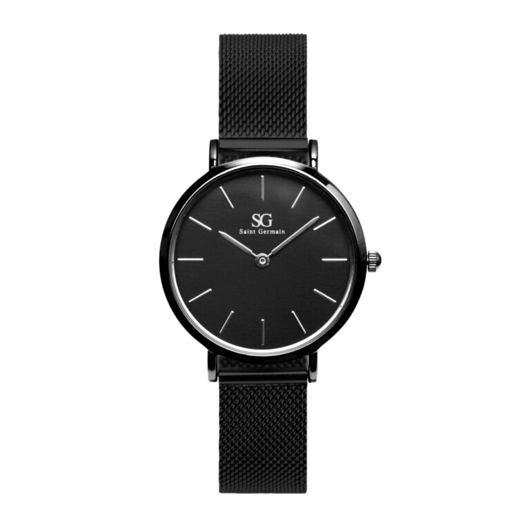 Relógio Feminino Preto Saint Germain Houston Full