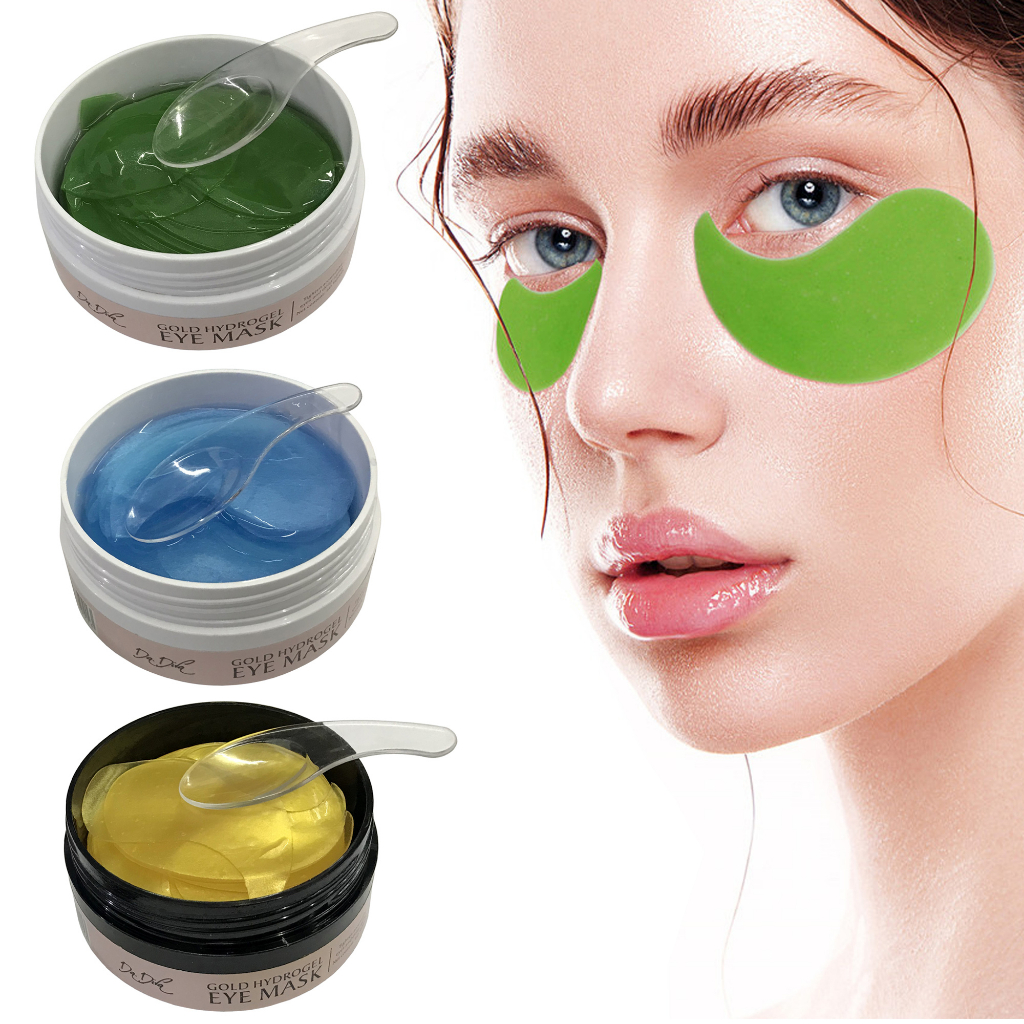 Kit 60 Máscaras Trata Olheiras Colágeno Adesivo Antirrugas Gel Pads Skin Care Tratamento Olhos Másca