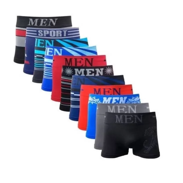 Kit 12 Cueca Box Boxer Adulto Microfibra Premium S