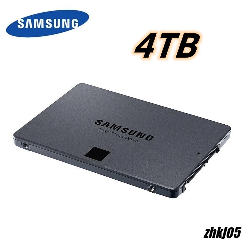 4TB Samsung SSD 870 QVO 2.5  SATA (1TB/2TB/4TB)/Unidade De Estado Sólido V-NAND/Até 530 MB/(MZ77Q1T0