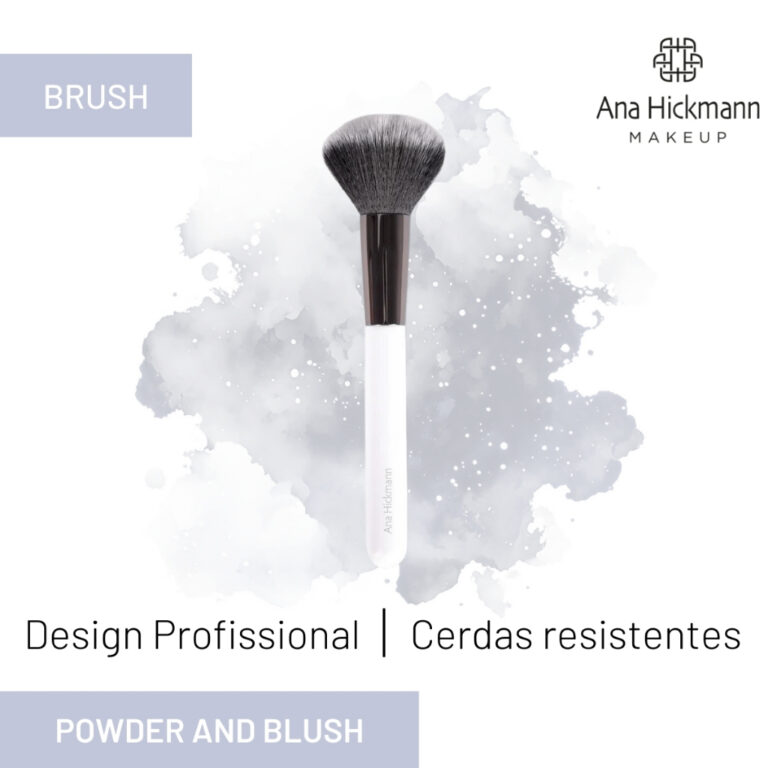Pincel de Maquiagem Para Pó Vegano Powder Brush A