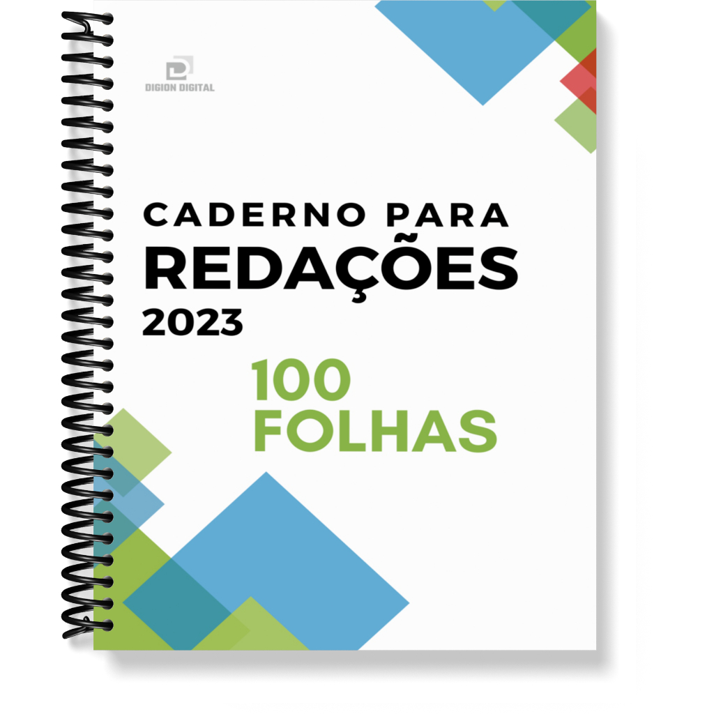 Caderno para Redação com dicas e sugestões