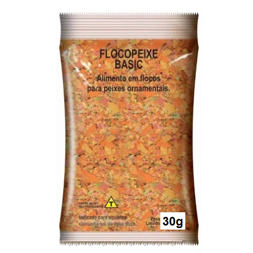 Ração Flocos para Peixes Basic 30g