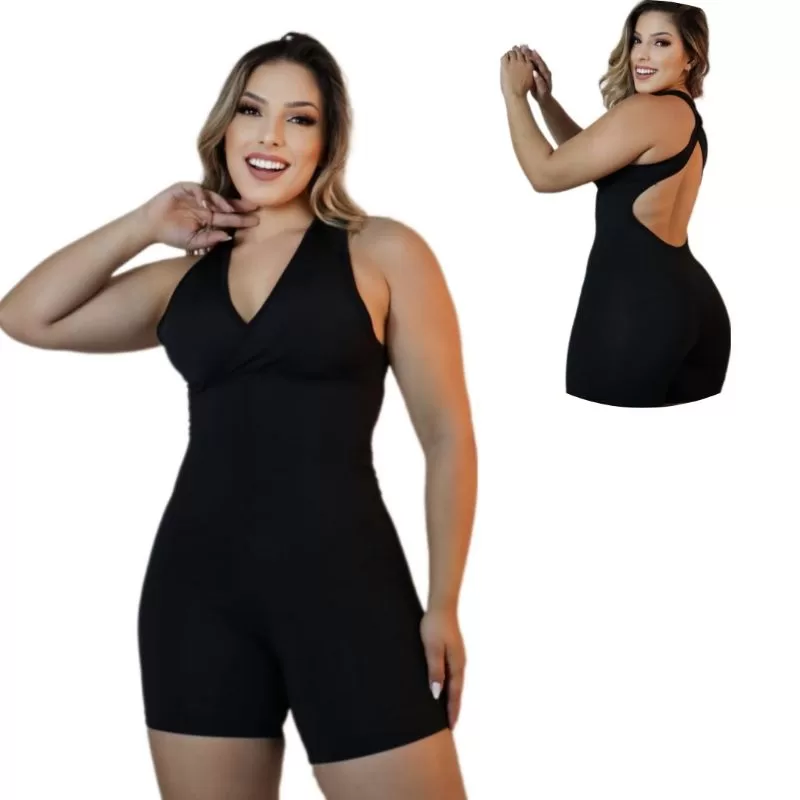 Macaquinho Macacão Fitness Academia EXCELENTE QUALIDADE