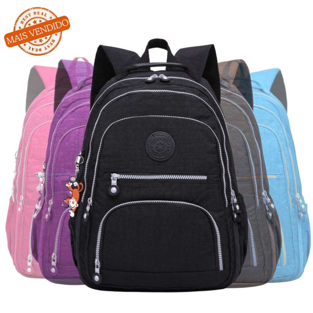 Mochila Bolsa Feminina Juvenil Escolar Notebook