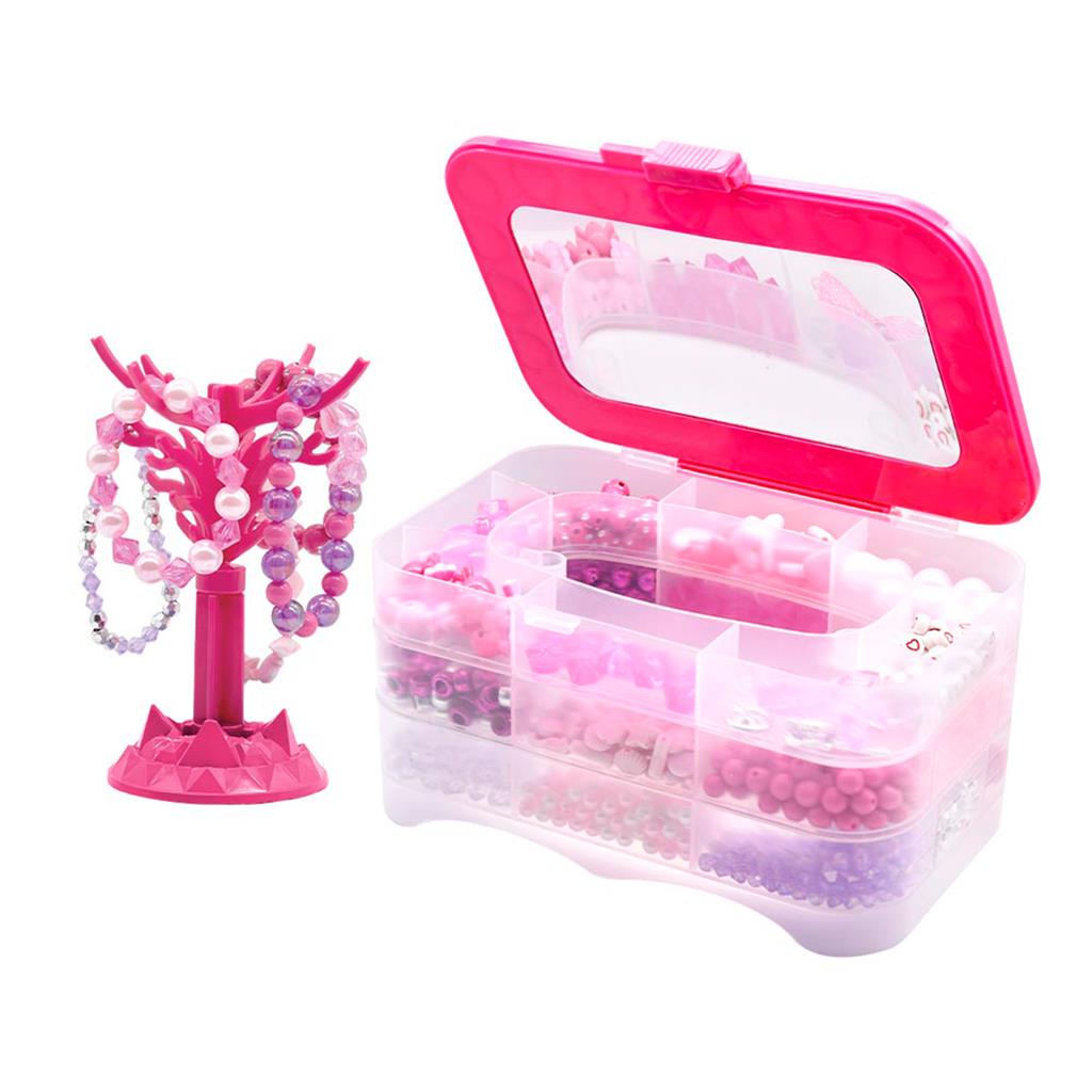 Kit Micangas Diversas Montar Pulseiras Biju Collection Kit Maleta Top Cordoes E Pingentes – Dm Toys