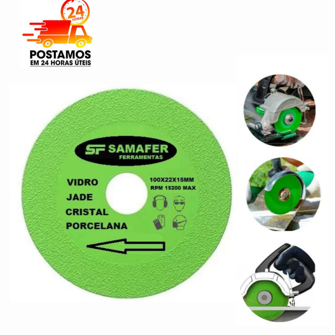 Disco De Corte Para Vidro Porcelana Piso Cerâmica