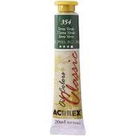 Tinta óleo Acrilex terra verde 354 20ml