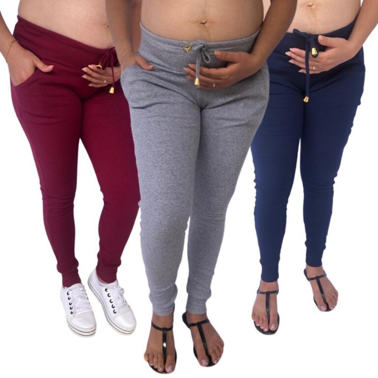 Calça Legging Gestante Maternidade Gravida Cintur