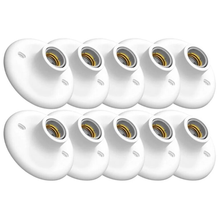 Kit 10 Bocal de Lâmpada Moderno Fácil Instalaç