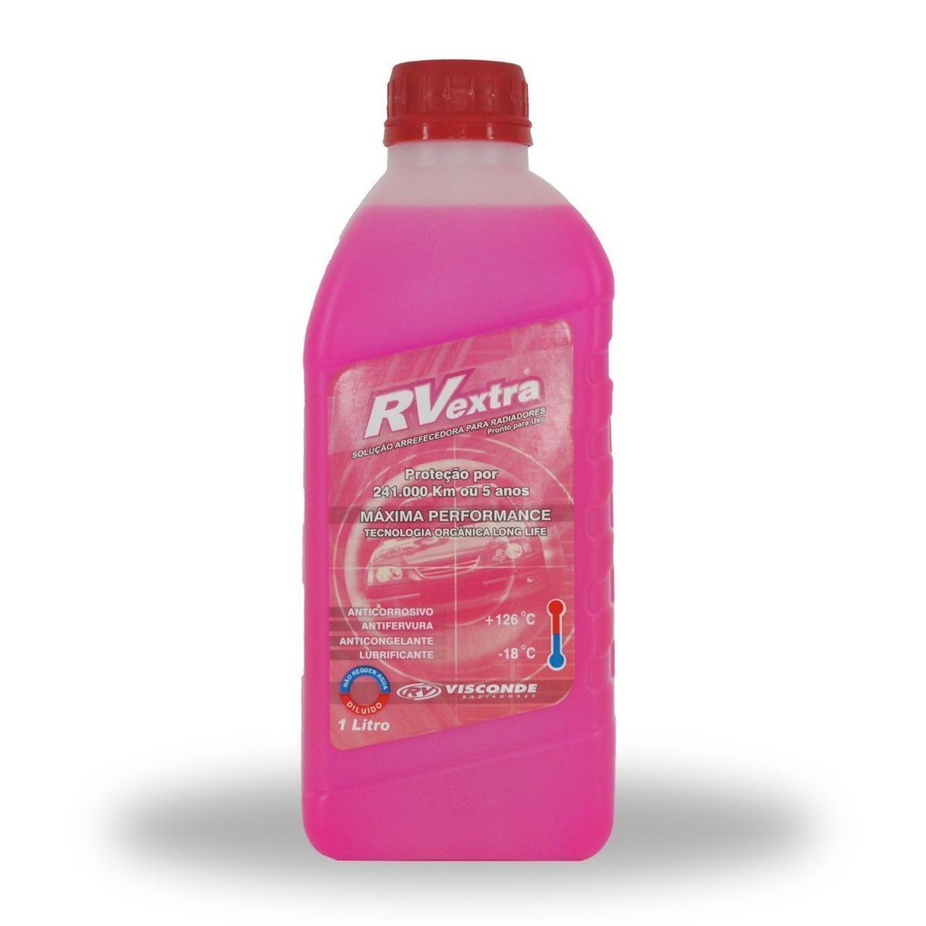 ADITIVO PARA RADIADOR PRONTO P/ USO ROSA 1L VISCONDE RV 61004 CD FILIAL PR