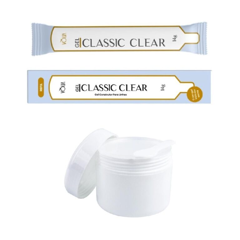 Sachê Gel Construtor Classic Clear Vòlia + Pote 