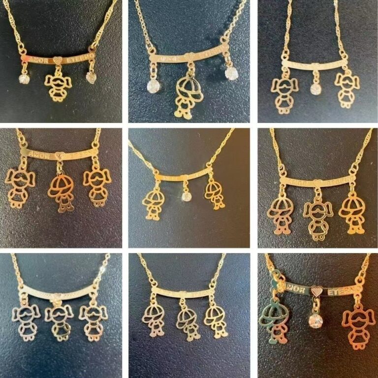 Colar Filhos Casal Menino Menina Três Quatro Filh