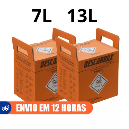 Coletor Para Material Perfurocortante Químico 7L 