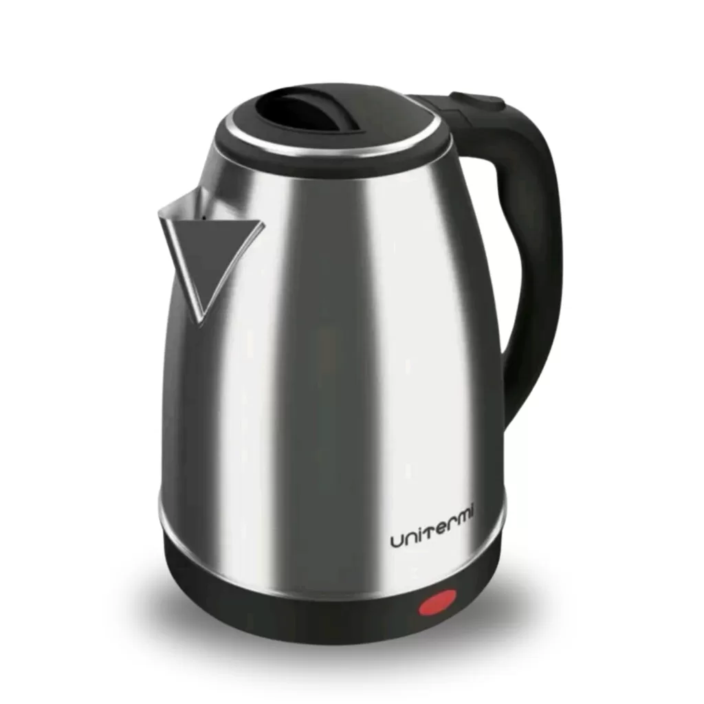 Chaleira Elétrica Inox 1,8L Unitermi Térmica com Tampa Aquecimento Rápido