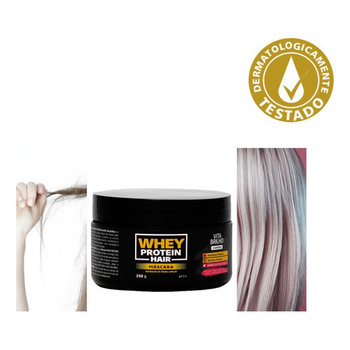 Mascara Whey Protein Hair Profissional Força E Re