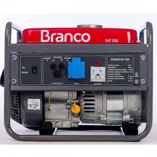 Gerador de Energia à Gasolina 3CV 1.3kva com Part