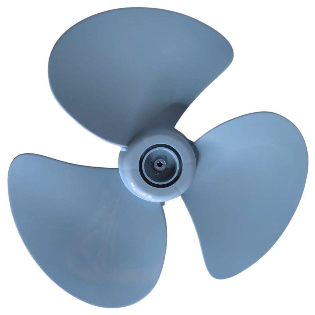 Hélice Para Ventilador Modelo Mallory Boreal 3 pás 30cm Azul
