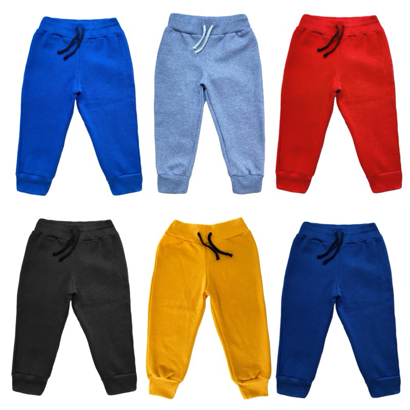 Kit 4 Calças Moletom Grosso Flanelado Infantil Menino Menina Unisex