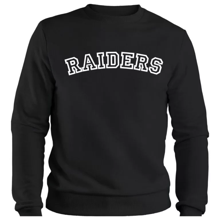 Blusa Moletom Raiders Gola Careca Flanelado Agasal