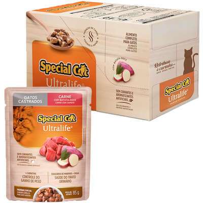Ração Úmida Special Cat Sachê Para Gatos  Caix