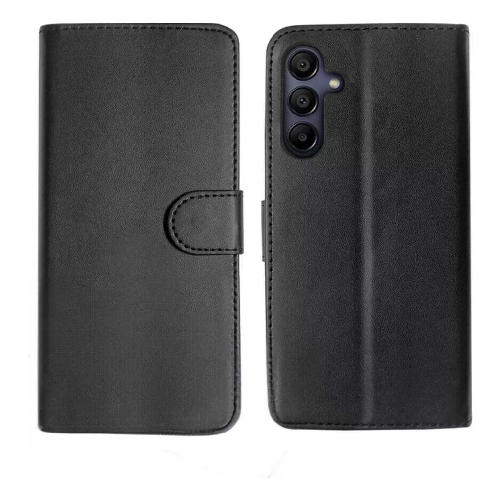 Capa Carteira Flip + Película 3D Para Samsung A15