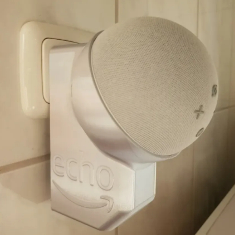 Suporte de Tomada para alexa Echo Dot 4 – 5