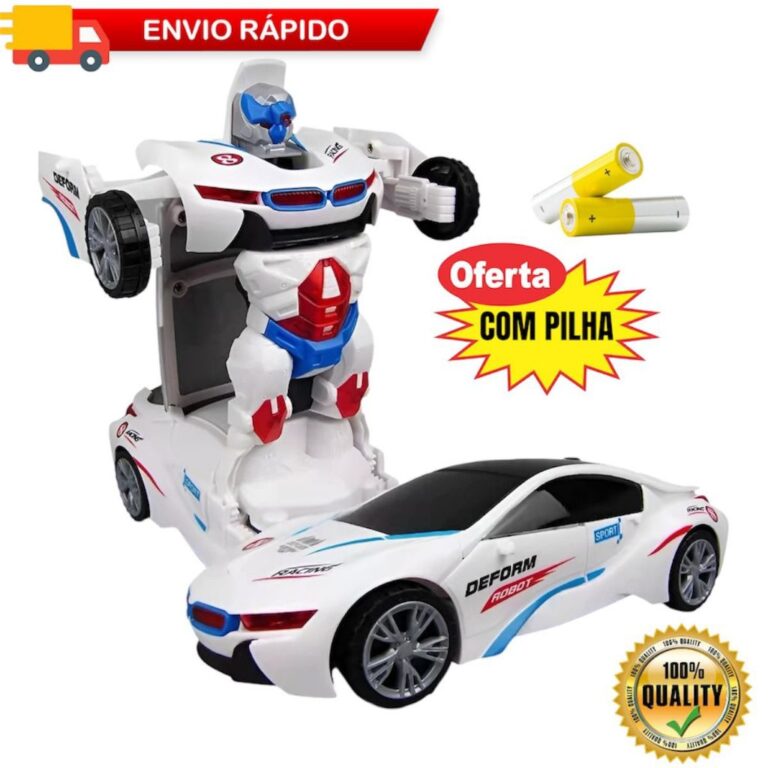 Carrinho Transformes Robô 2 em 1 Brinquedo Infant