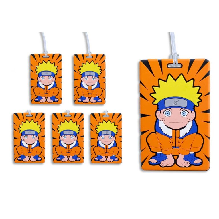 Kit 12 Tags Identificador De Malas Naruto – 