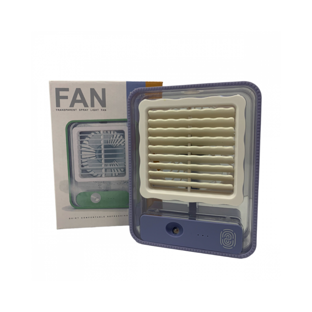 Mini Ventilador Umidificador Climatizador LED Bivolt + NF + Loja Física + 90 dias Garantia
