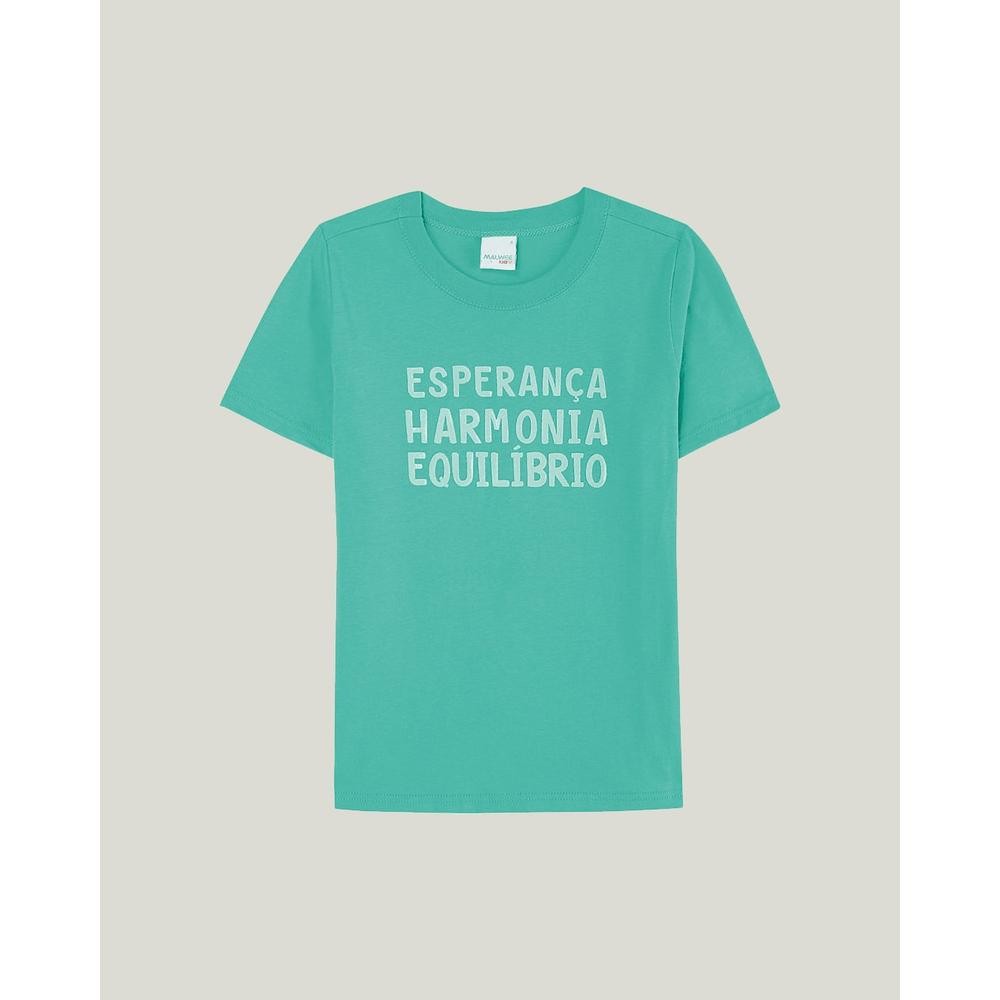 Camiseta Esperança Harmonia Equilíbrio Menino Malwee Kids