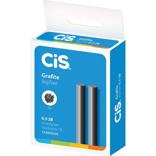 Grafite Lapiseira 0.5mm 2b Cx 12 Estojos 144 Un Qu