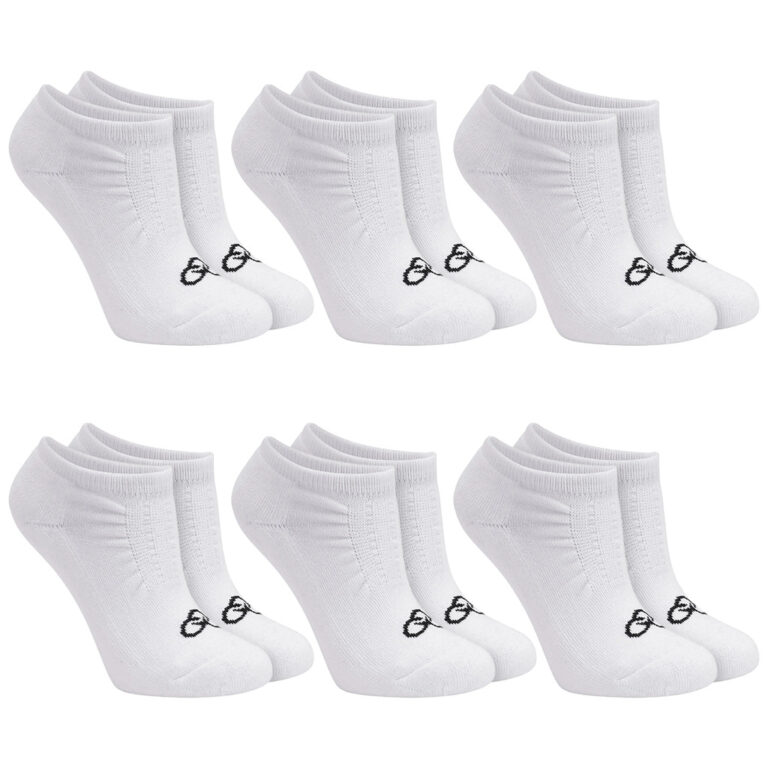 Kit com 6 Pares de Meias Invisível Adulto Algodã