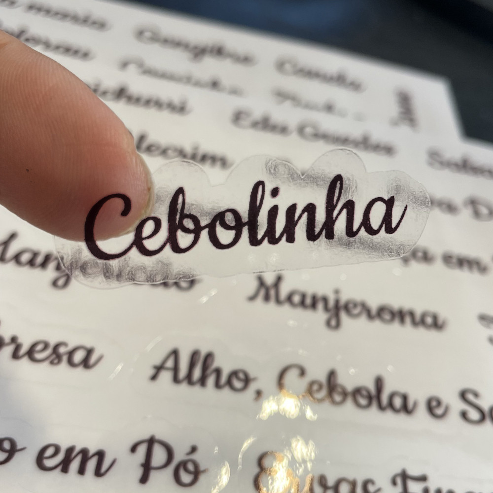 68 Etiquetas Adesivas Para Temperos e Condimentos O MAIS COMPLETO Adesivo Vinil Prova DÁgua