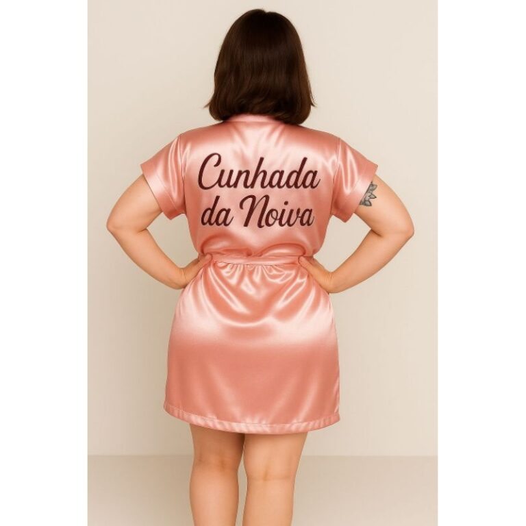 robe cetim bordado cunhada da noiva