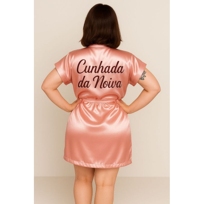 robe cetim bordado cunhada da noiva