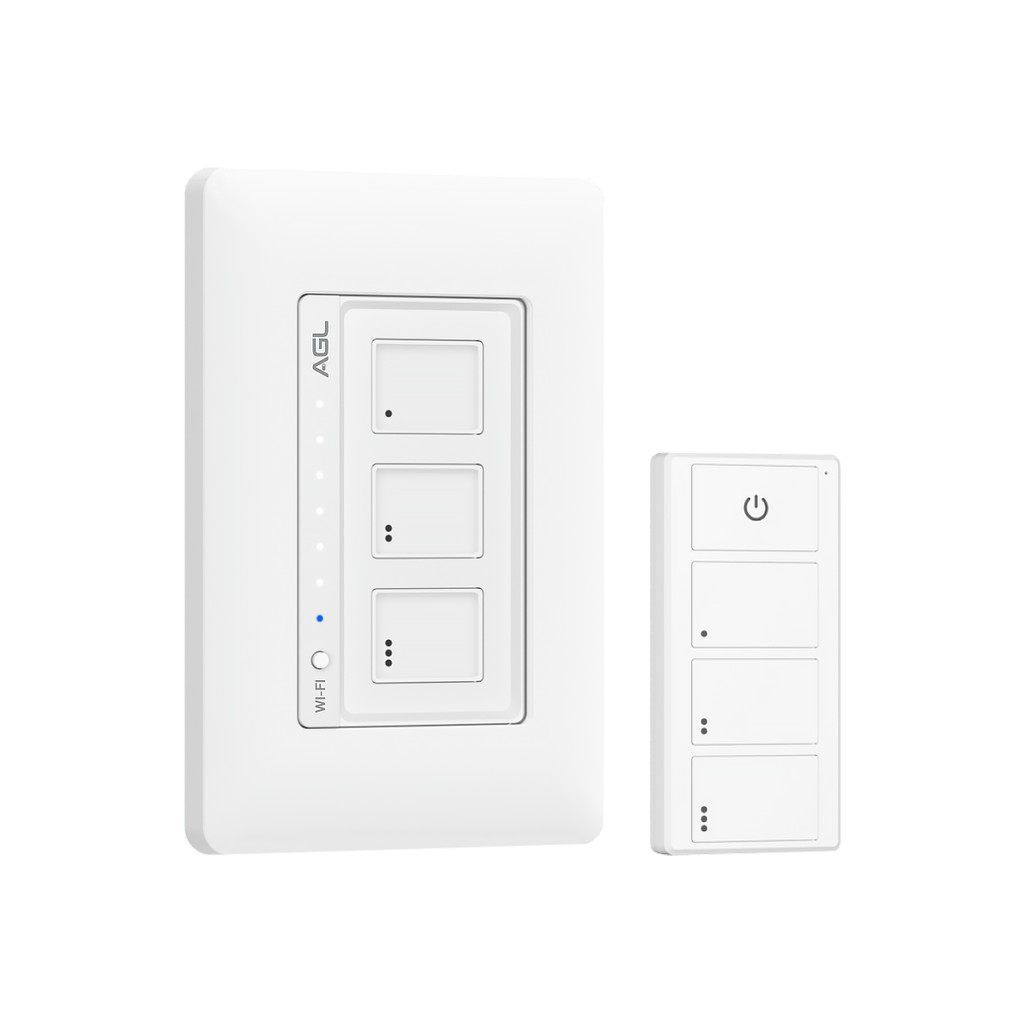 Interruptor inteligente dimerizável com controle e wifi AGL