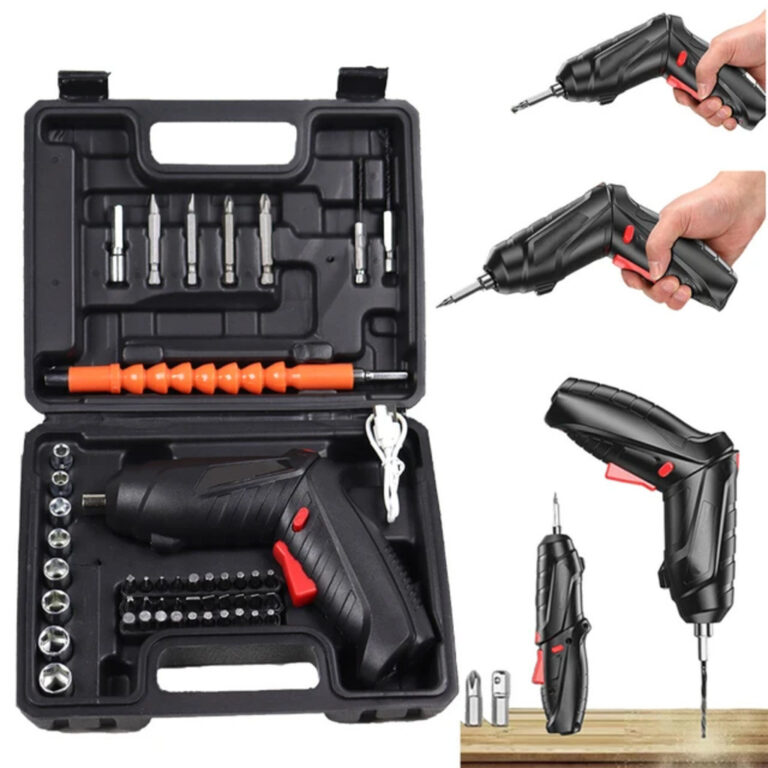 Kit Parafusadeira Doméstica com maleta Leve Port